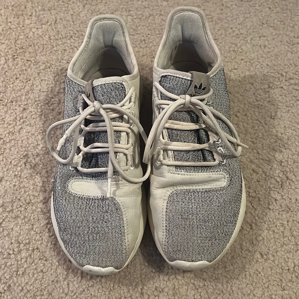 Adidas White and Gray Shoes